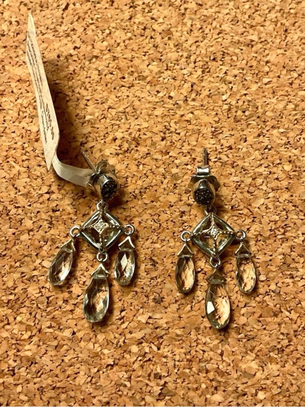 NWT Lori Bonn Silver Earrings